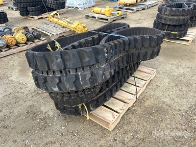 Quantity of (2) Solideal Mini Excavator Rubber Tracks