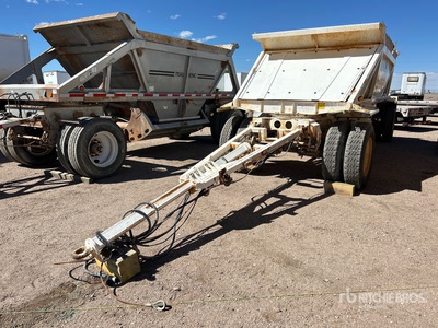 2018 Ranco LW112 24 ft T/A Turntable Bauchkippanhänger