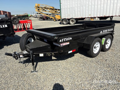2026 Industrias America FT510 11 ft T/A Tipping Utility Trailer