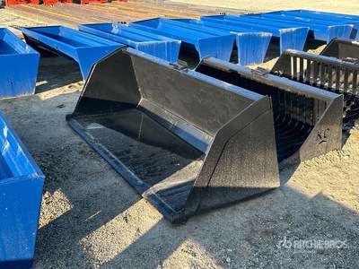 2025 Kit Containers QT-SNB-84 84 in Litter Skid Steer Bucket