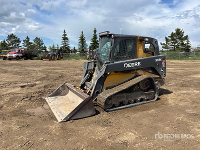 2015 John Deere 333E Two-Speed Oruga cargadora compacta