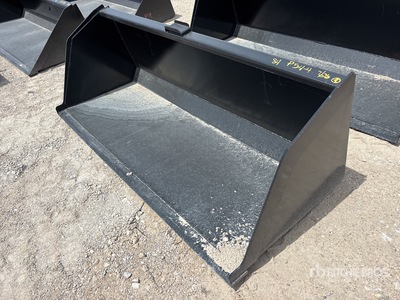 2025 Kit Containers QT-SNB-84 84 in Snow & Litter Skid Steer Bucket (Unused)