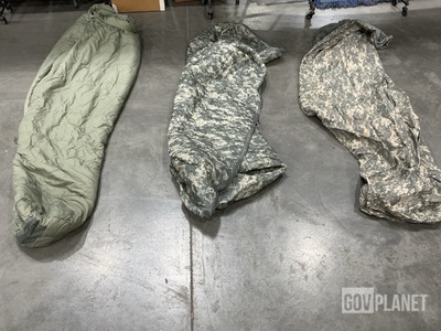 (2) Sleeping Bags, (30) Wet Weather Poncho Liners & Assorted Items