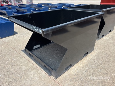 2025 Kit Containers 1.5YFT-SST Skid Steer Dump Hopper (Unused)