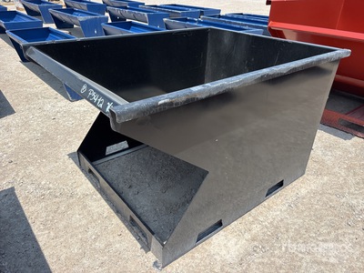 2025 Kit Containers 1.5YFT-SST Skid Steer Dump Hopper (Unused)