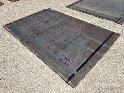 Quantity of (2) 2025 Kit Containers 5 ft x 8 ft (.75 in Thick) Placche in metallo (Unused)