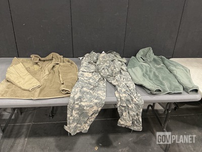 (53) Cold Weather Jackets & (8) Pairs of Cold Weather Trousers