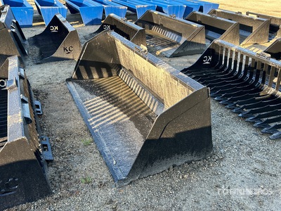 2025 Kit Containers QT-SNB-84 84 in Litter Skid Steer Bucket (Unused)