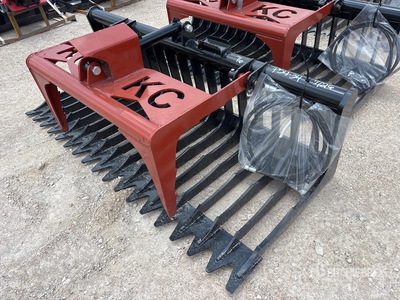 2025 Kit Containers QT-SG-S76-V3 76 in Skeleton Skid Steer Grapple (Unused)