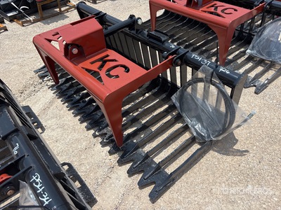 2025 Kit Containers QT-SG-S76-V3 76 in Skeleton Skid Steer Grapple (Unused)