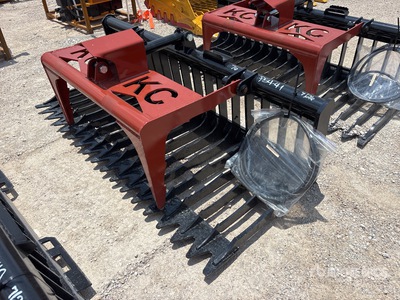 2025 Kit Containers QT-SG-S76-V3 76 in Skeleton Skid Steer Grapple (Unused)