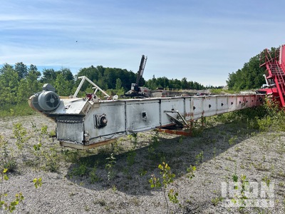 CMI PD125 36 in x 60 ft Portable Drag Slat Conveyor