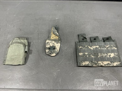 (131) Flash Bang Grenade Pouches, (41) M4 Three Mag Pouches & Assorted Items