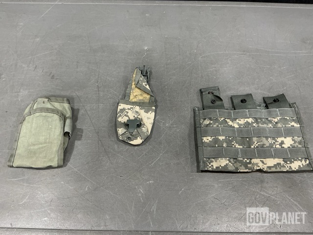 (131) Flash Bang Grenade Pouches, (41) M4 Three Mag Pouches & Assorted Items
