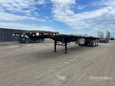 2020 Manac Tri/A 53 ft - 87 ft Extendable Flatbed Trailer
