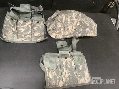 (209) Bandoleer Ammunition Pouches, (91) Waist Packs & Assorted Items