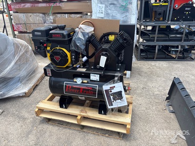 Skid-Mounted 30 gal コンプレッサー
