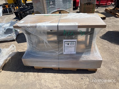Quantity of (2) 55 in Adjustable Height Propane Fire Pit w/Table Top Lid Varios, tienda, almacen, consumidor