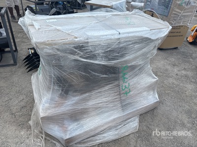 Quantity of (2) 55 in Adjustable Height Propane Fire Pit w/Table Top Lid (Unused)