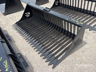 2025 Kit Containers QT-SB-H72-F 72 in Skeleton Skid Steer Bucket (Unused)