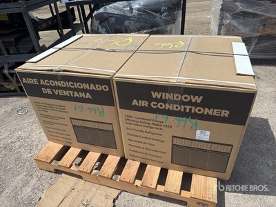 Quantity of (2) 18,000 btu Window Air Conditioner
