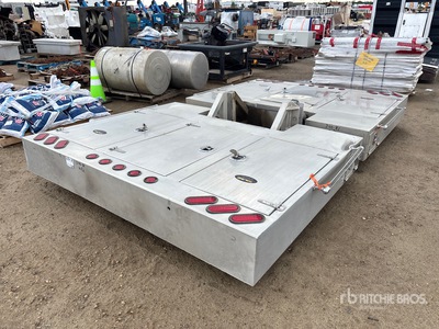 Quantity of (2) 3 Door Aluminum Headache Rack