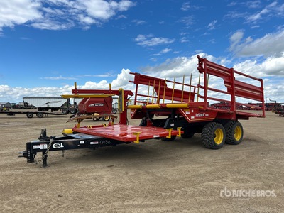 2018 Highline FaStack 1800 17 ft x 11 ft Hydraulic Distribuidor de fardos