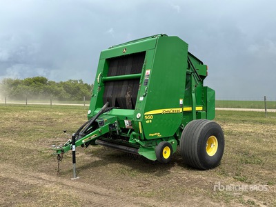 2012 John Deere 568 Enfardadora cilíndrica