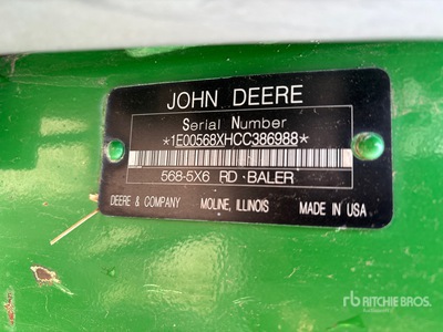 John Deere 568 Enfardadora cilíndrica