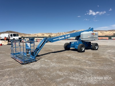 2014 Genie S45 4WD Dual Fuel Telescopic Boom Lift