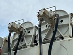 Crane Superstructure Hydraulics with Hydraulic Motors