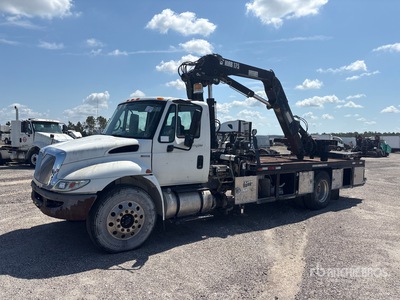 2005 Hiab 175-1 14330 lb Knuckle Boom on 2008 International 4300 Camion à flèche (Inoperable)