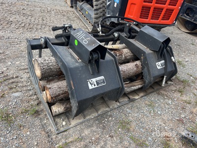 72 in Q/C Skeleton Skid Steer Grapple Bucket