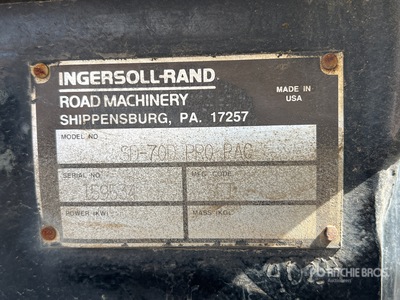 1999 Ingersoll Rand SD-70 Rodillo compactador