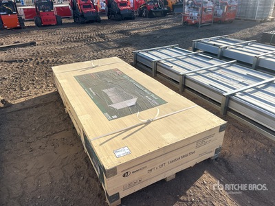 2026 KJ K2512 25 ft x 12 ft x 11 ft Metal Shed Schronienie dla bydła (Unused)