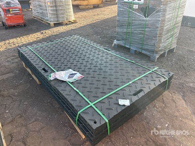 Quantity of (12) 2026 KJ K1222 Polyethylene Board Roadbed Protection Pad (Unused)