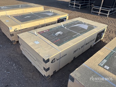 2026 KJ K3020 20 ft x 30 ft x 14 ft Enclosed Wiata Samochodowa (Unused)