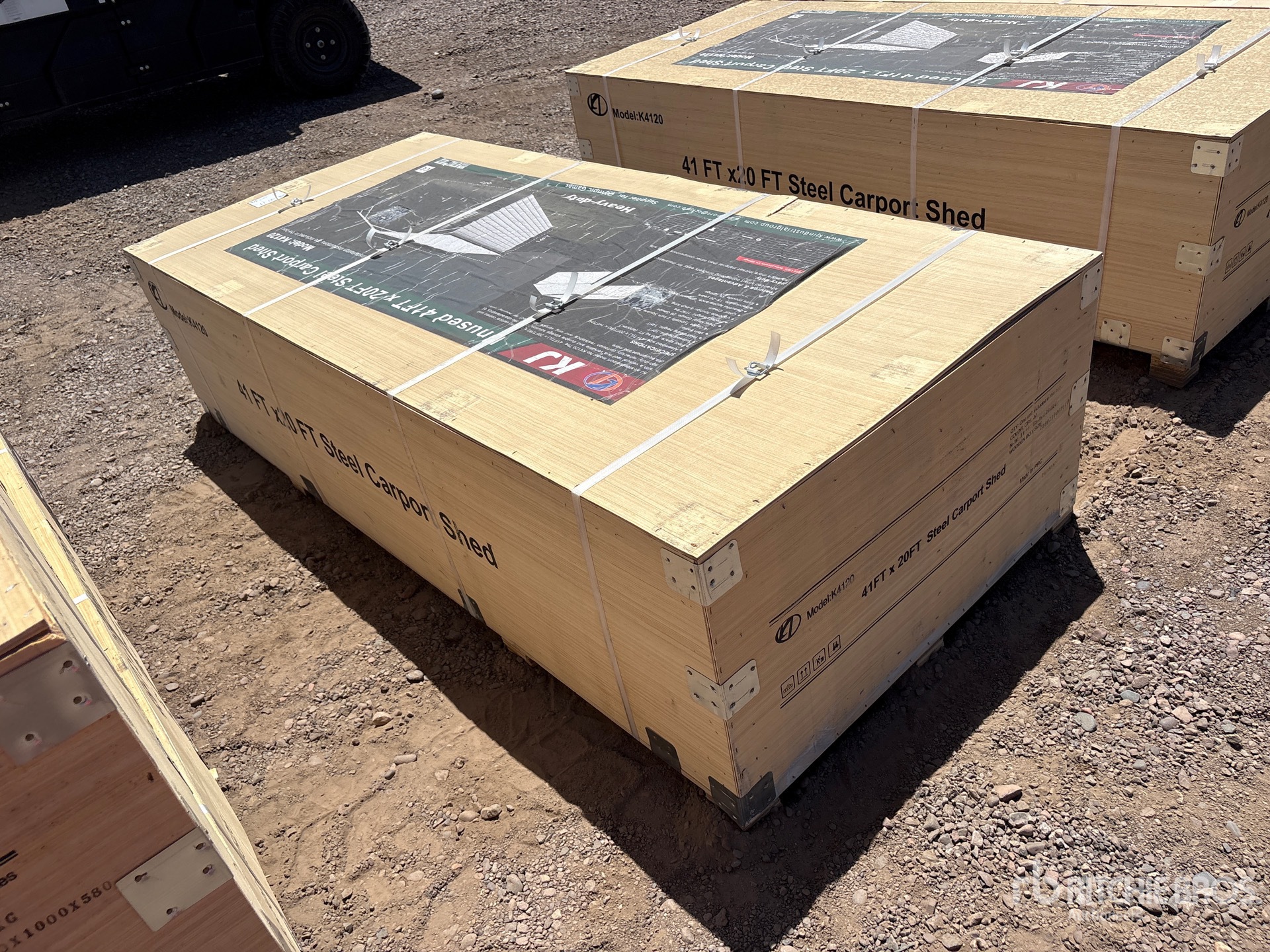 2026 KJ K4120 20 ft x 41 ft x14 ft Enclosed Carport (Unused)