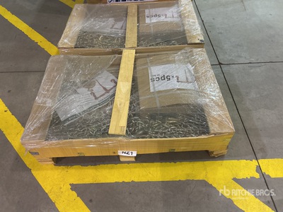 Quantity of (5) 2026 KJ KG43 9200 lb Ratchet Binders and (10) 15 ft Chains  Divers  (Unused)