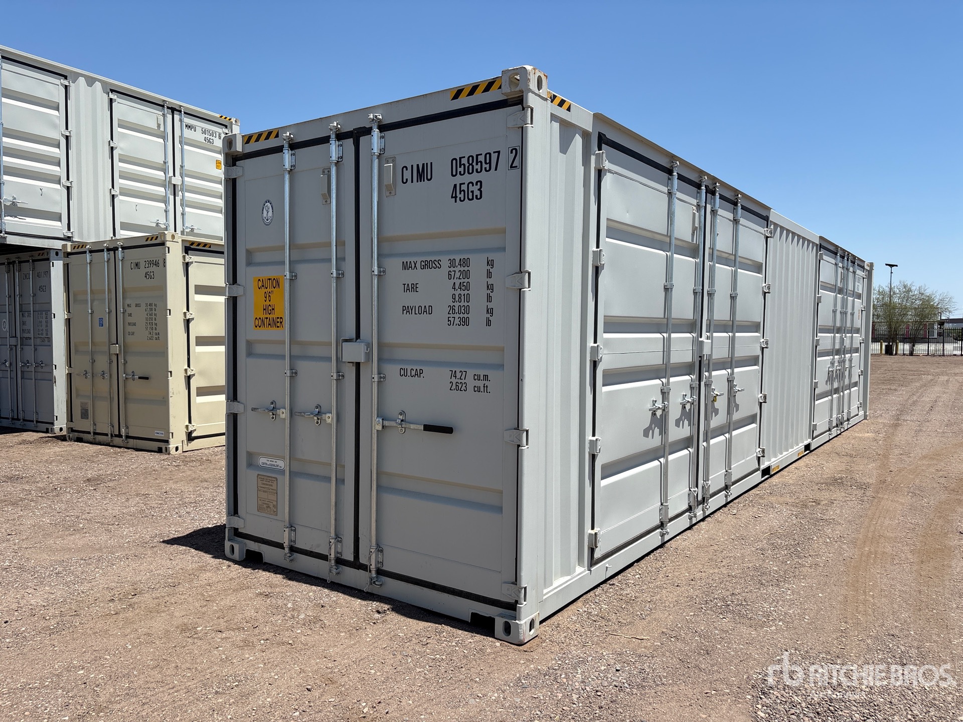 2026 40 ft High Cube Multi-Door Storage Container