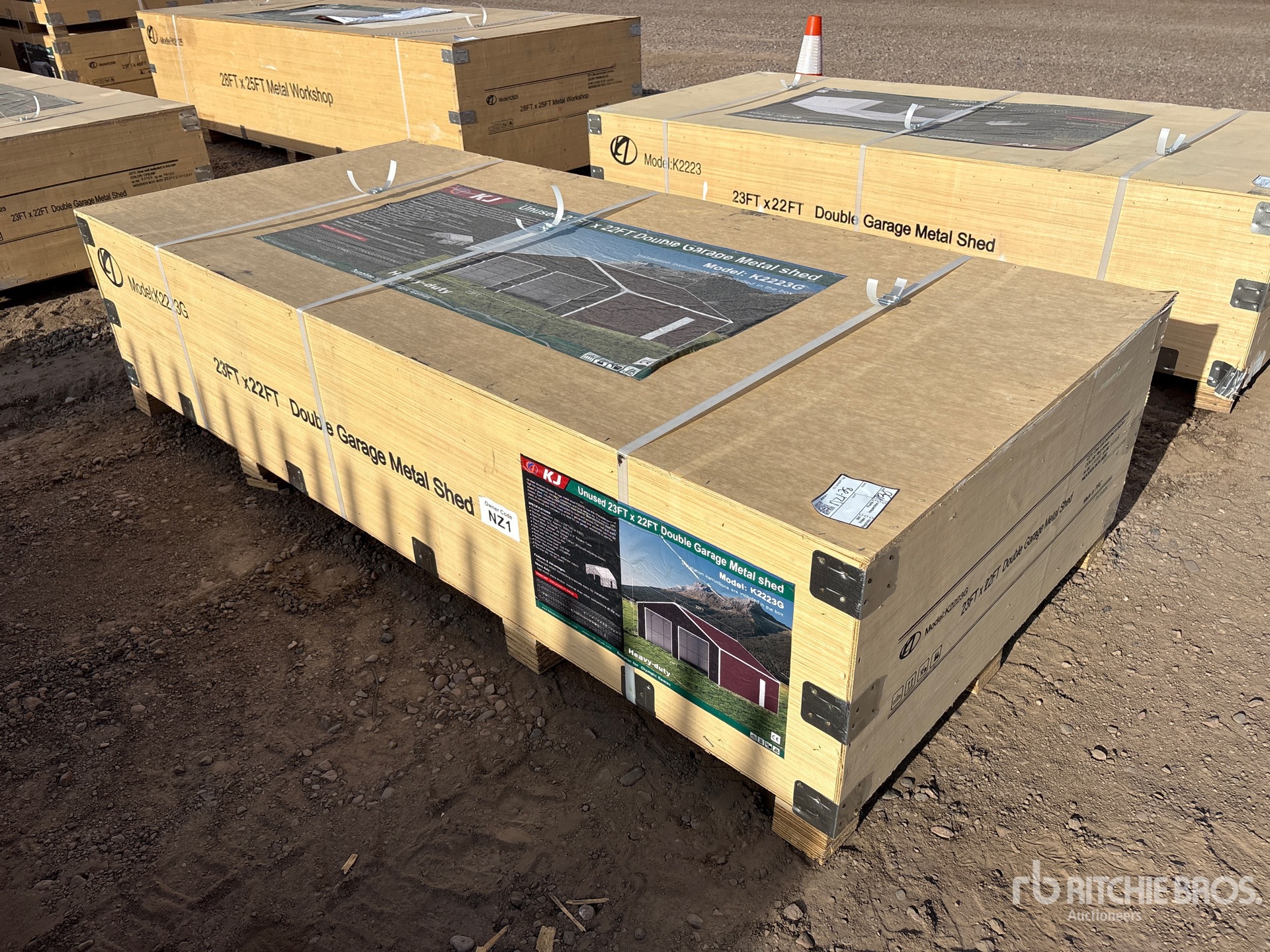 2026 KJ K2223 23 ft x 22 ft Storage Building (Unused)