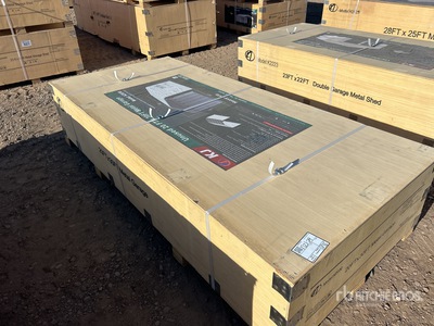2026 KJ K2030 30 ft x 20 ft x 14 ft Metal Garage (Unused)