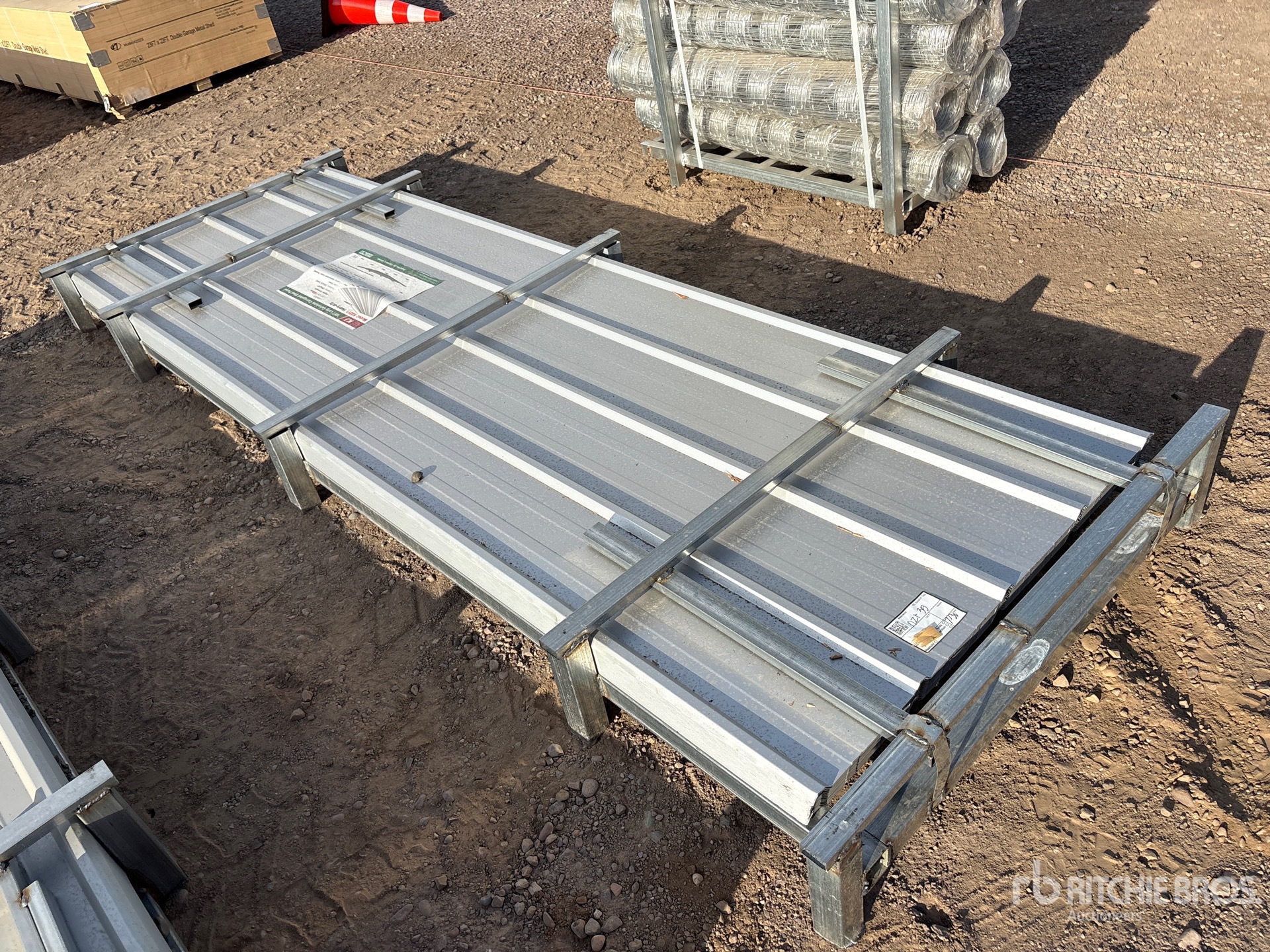 Quantity of (100) 2026 KJ K0311 10 ft Galvalume Corrugated Steel Panels (Unused)