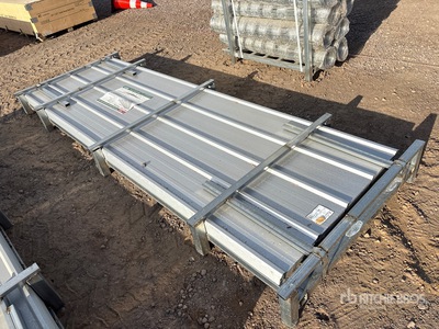Quantity of (100) 2026 KJ K0311 10 ft Galvalume Corrugated Steel Panels (Unused)