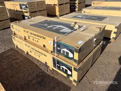 2026 KJ K3325 25 ft x 33 ft x 14 ft Metal Garage (Unused)