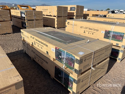 2026 KJ K3325G 25 ft x 33 ft x 13 ft Metal Garage Budynek magazynowy (Unused)