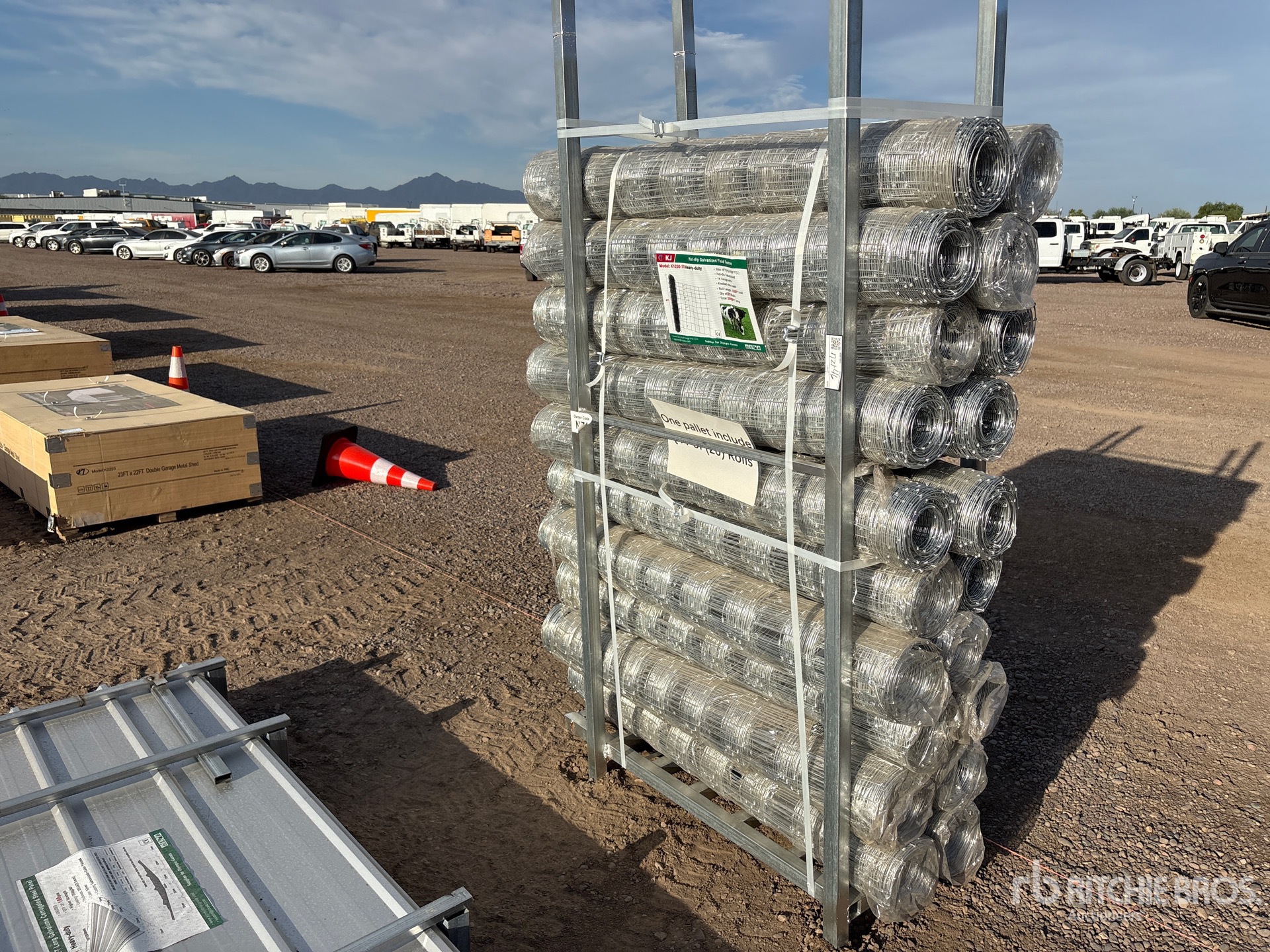 Quantity of (20) 2026 KJ K1230 100 ft x 4 ft Farm Fencing (Unused)