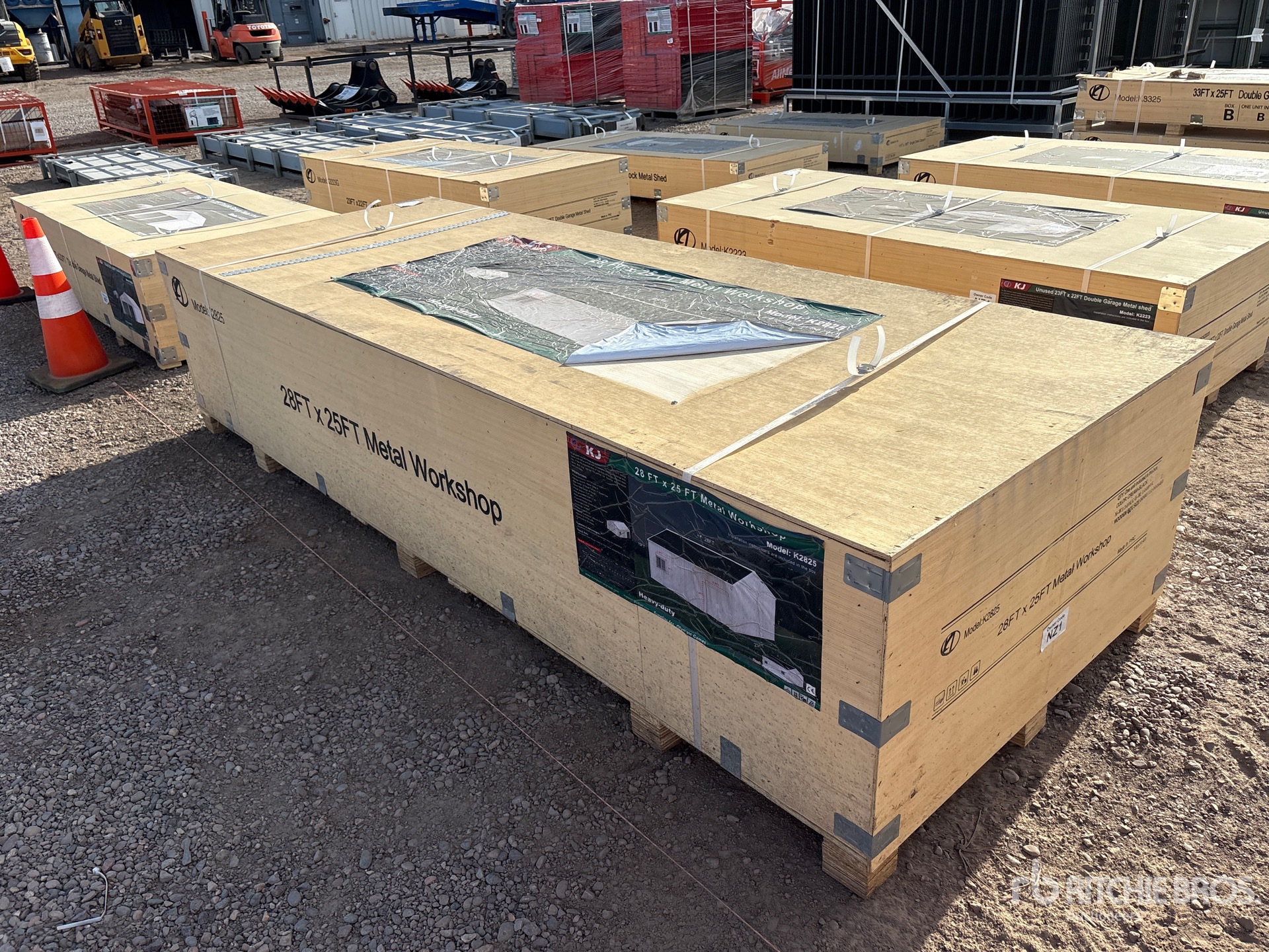 2026 KJ K2825 28 ft x 25 ft Metal Workshop (Unused)