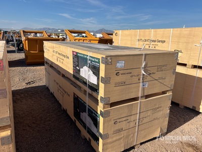 2026 KJ K4230W x 13 ft Metal Storage Shed (Unused)