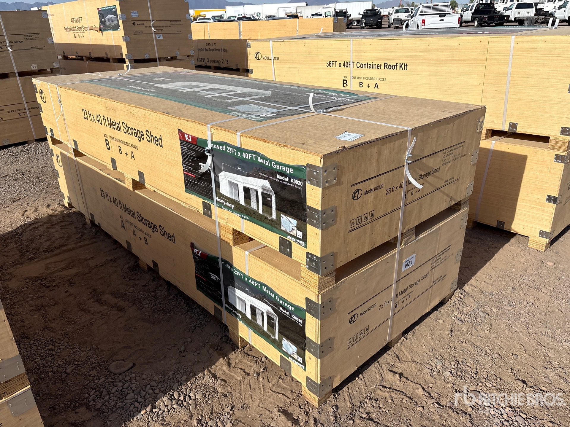 2026 KJ K0020 23 ft x 40 ft Metal Garage Shed (Unused)